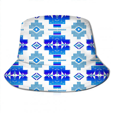 GB-NAT00720-11 Light Purple Tribe Design Bucket Hat