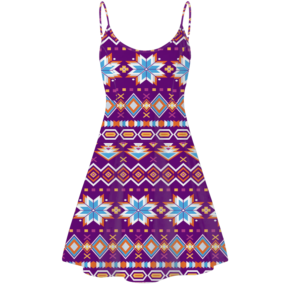 Powwow StoreSTD0014 Pattern Native American Strings Dress