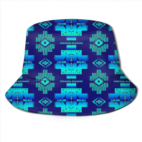 GB-NAT00720-12 Light Purple Tribe Design Bucket Hat