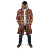 GB-NAT00062-11 Tan Tribe Design Native American Cloak