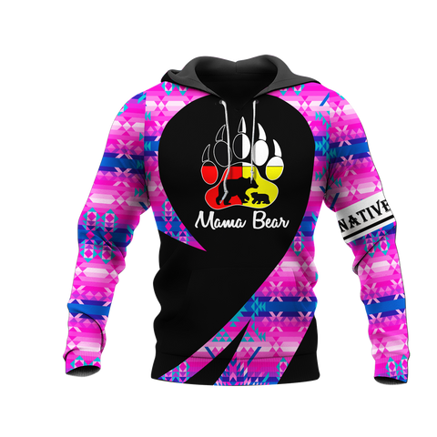 Powwow StoreHD000252B Pattern Native Pride 3D Hoodie