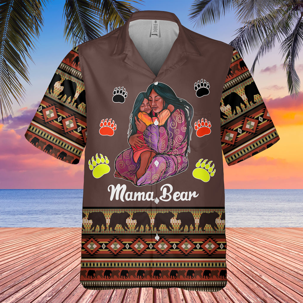 GB-HW00030 Pattern Black Hawaiian Shirt 3D