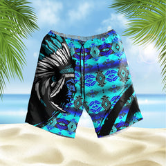 Powwow StoreGBHS00052 Pattern Native Hawaiian Shorts