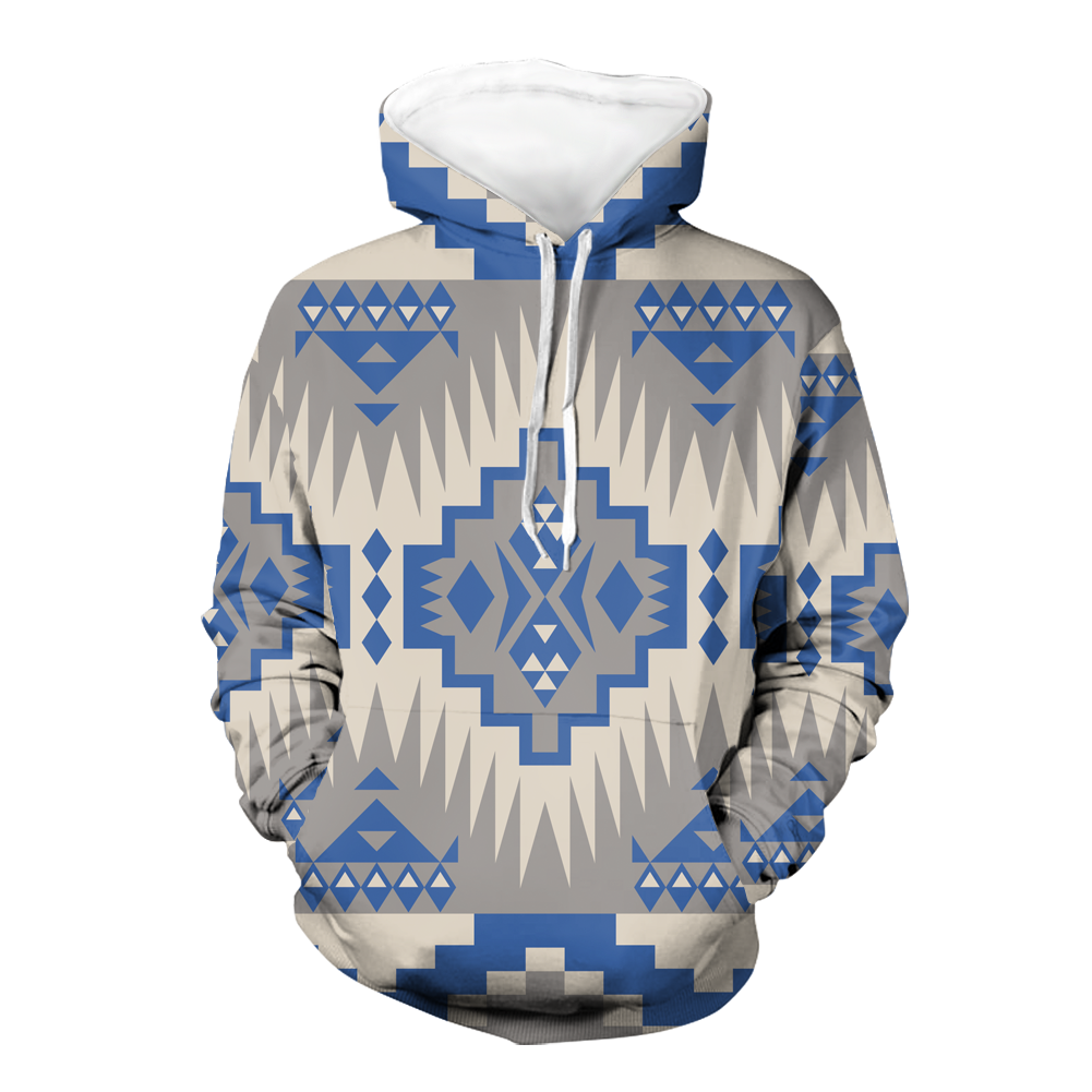 Powwow StoreGBNAT00749 Native American Pride  3D Hoodie