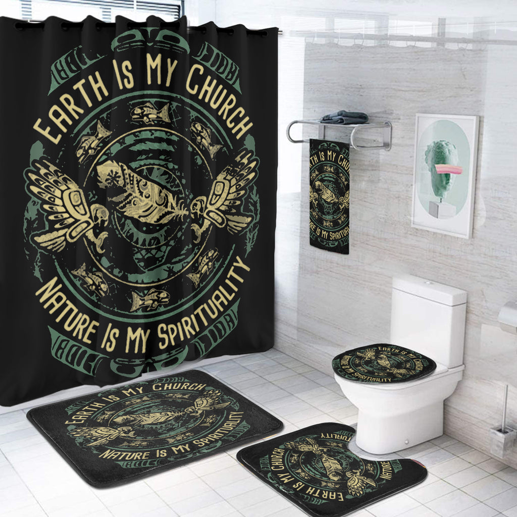 Powwow Store gb nat00323 native is my spirituality bathroom set