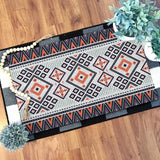 GB-NAT00318 Purple Tribals Design Doormat