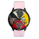 Animal Medicin Wheel Native American Watches - ProudThunderbird