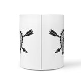 Chief Skull Feather Native American Mugs - ProudThunderbird