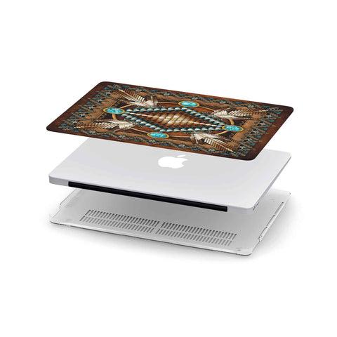 Mandala Brown Native American MacBook Case