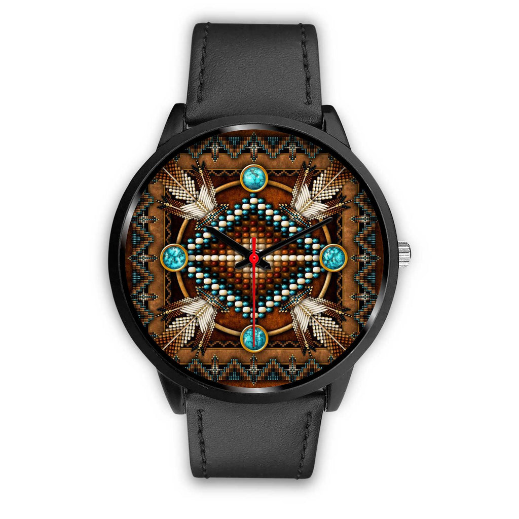 Mandala Brown Native American Watches