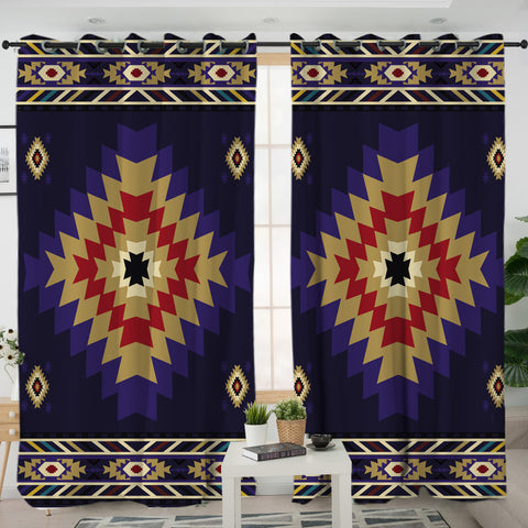 LVR0084NEW Pattern Native American Living Room Curtain