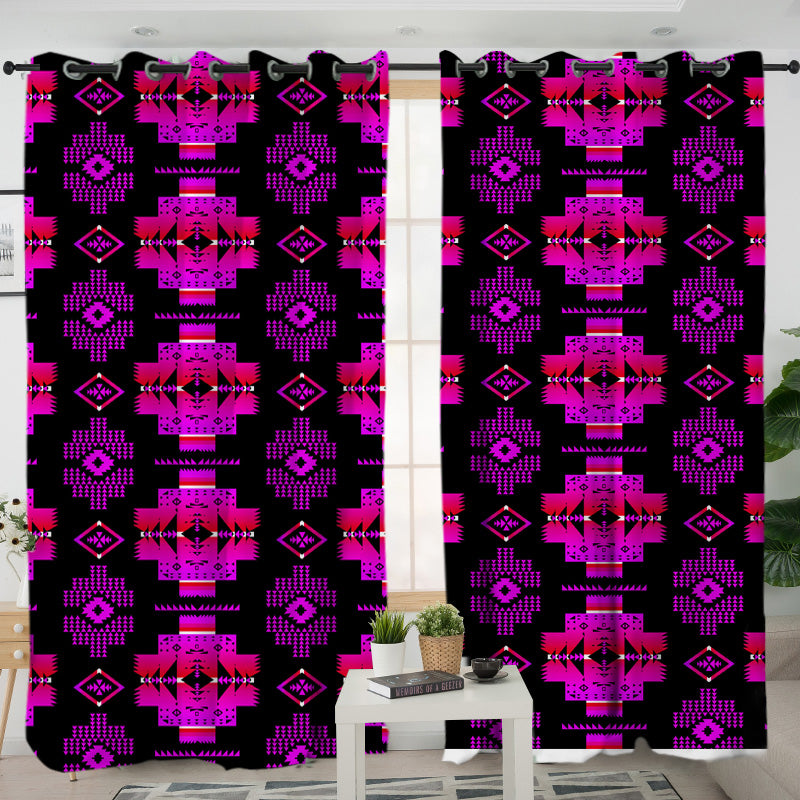 Powwow StoreGBNAT0072009 Pattern  Native American Living Room Curtain