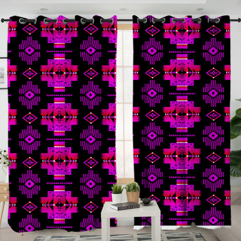 GB-NAT00720-09 Pattern  Native American Living Room Curtain