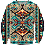 Blue Tribe Design Native American 3D Sweatshirt