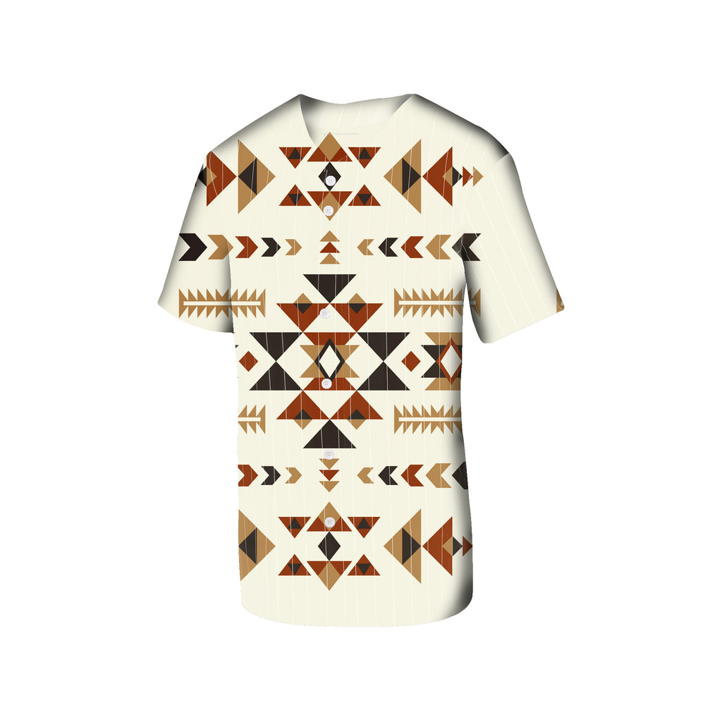 Powwow Store gb nat00514 ethnic pattern design baseball jersey