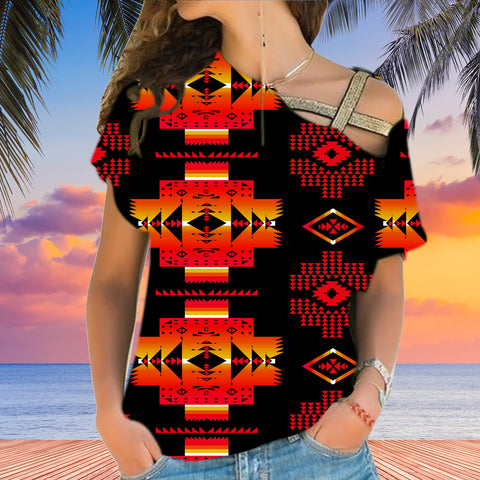 GB-NAT00720-03 Native American Cross Shoulder Shirt