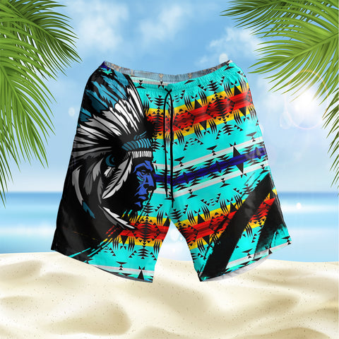 GB-HS00050 Pattern Native Hawaiian Shorts