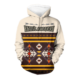 Powwow Store gb nat005689 brown pattern 3d hoodie