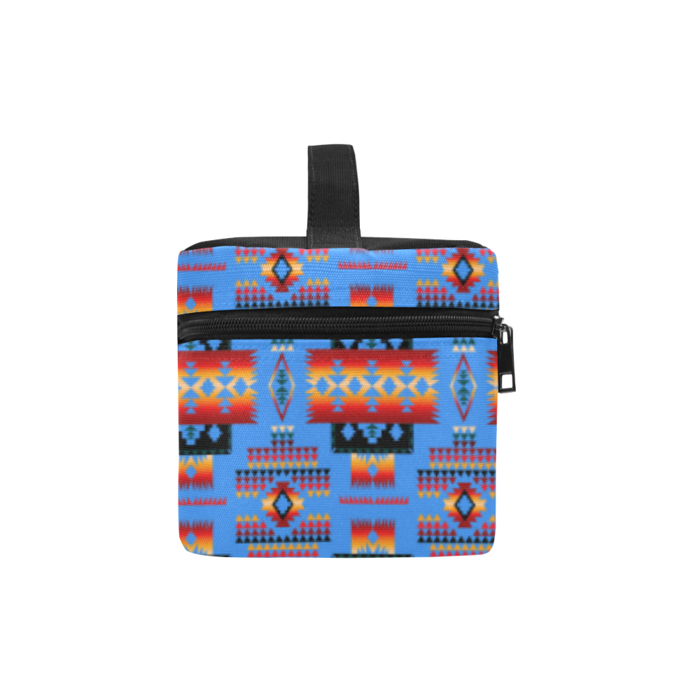 GB-NAT00046-13 Navy Tribes Pattern Native American Isothermic Bag - Powwow Store