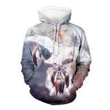 Powwow Store gb nat00336 eagle dream catcher feathers native american 3d hoodie