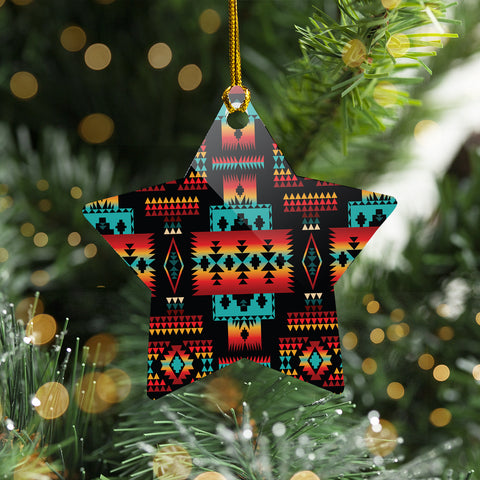 Powwow Store christmas tree ornament set 3 6pcs pack