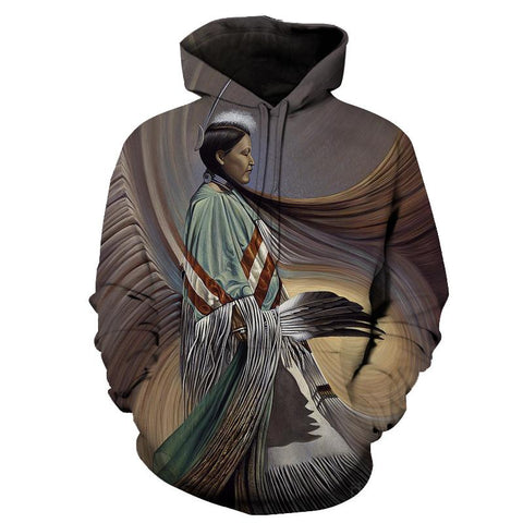 Powwow Dancers Women Native American Hoodie no link - Powwow Store