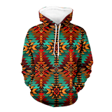 Powwow StoreHD000264 Pattern Native Pride 3D Hoodie