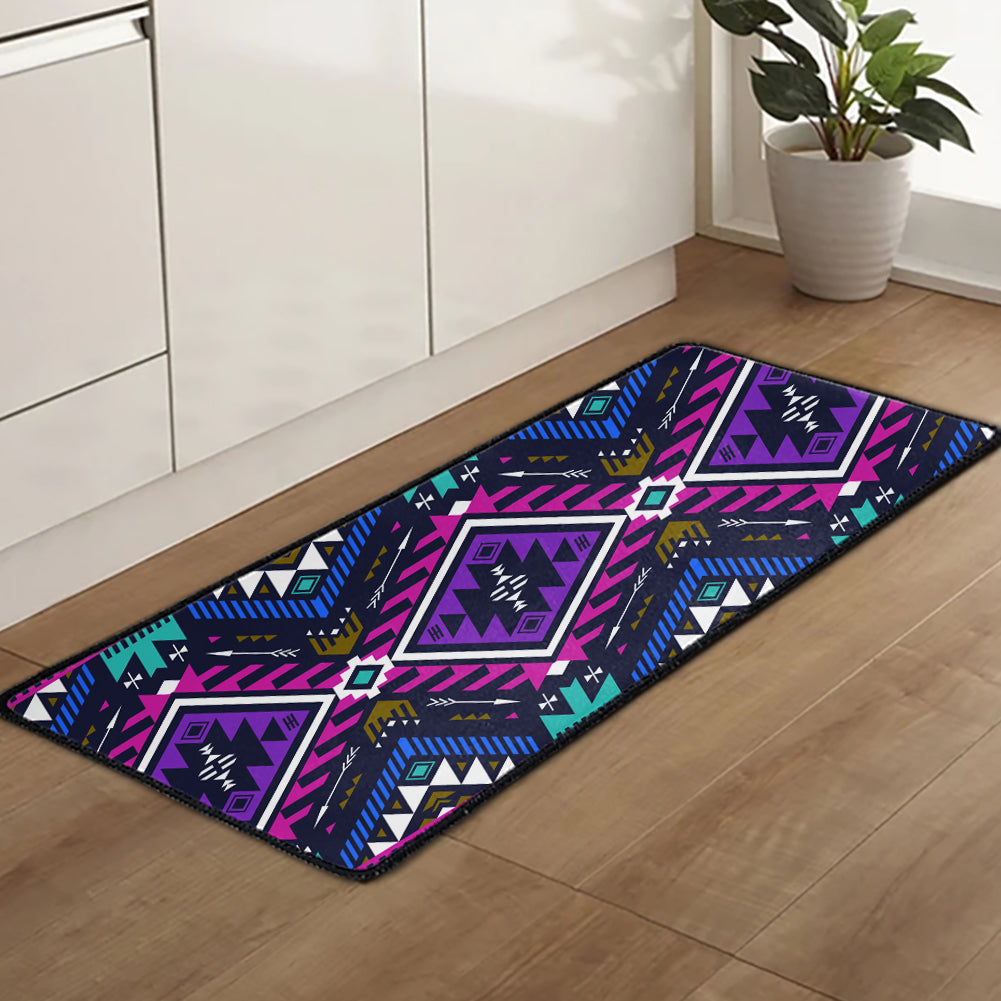 Powwow Store gb nat00380 purple tribe pattern long mat