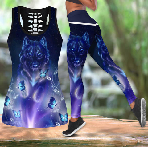 Powwow Store the wolfs hollow tanktop legging set ls02