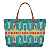 Powwow Store gb nat00062 05 turquoise tribe design handbag purse set