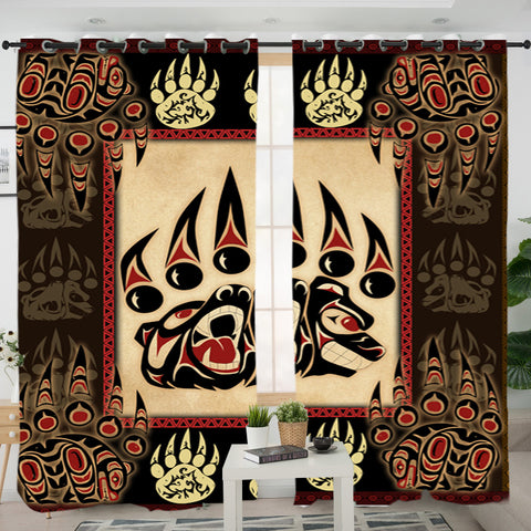 GB-NAT00733 Pattern Native American  Living Room Curtain