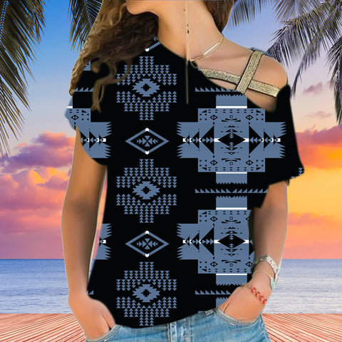 GB-NAT00720-05 Native American Cross Shoulder Shirt