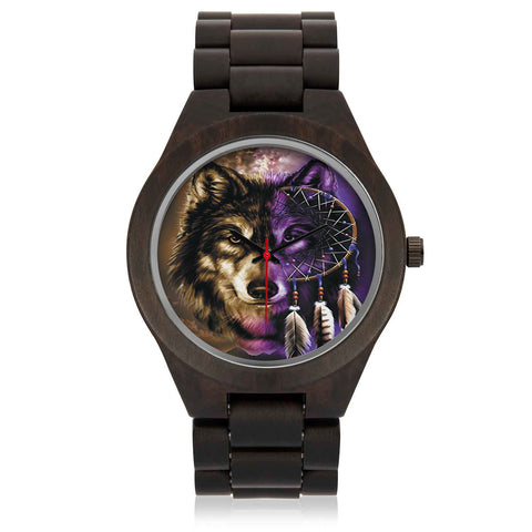 Tribe Wolf Dreamcatcher Native American Area Watchs