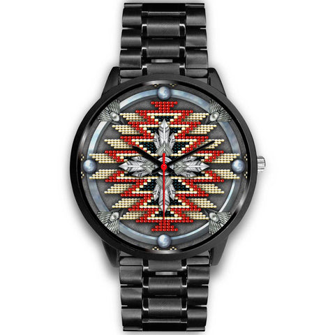 Tribal Gray Native American Black Watchs