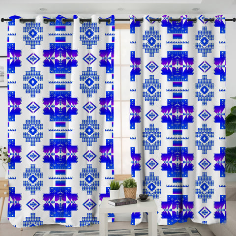 GB-NAT00720-14 Pattern  Native American Living Room Curtain