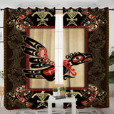 LVR0018 Pattern Native American  Living Room Curtain