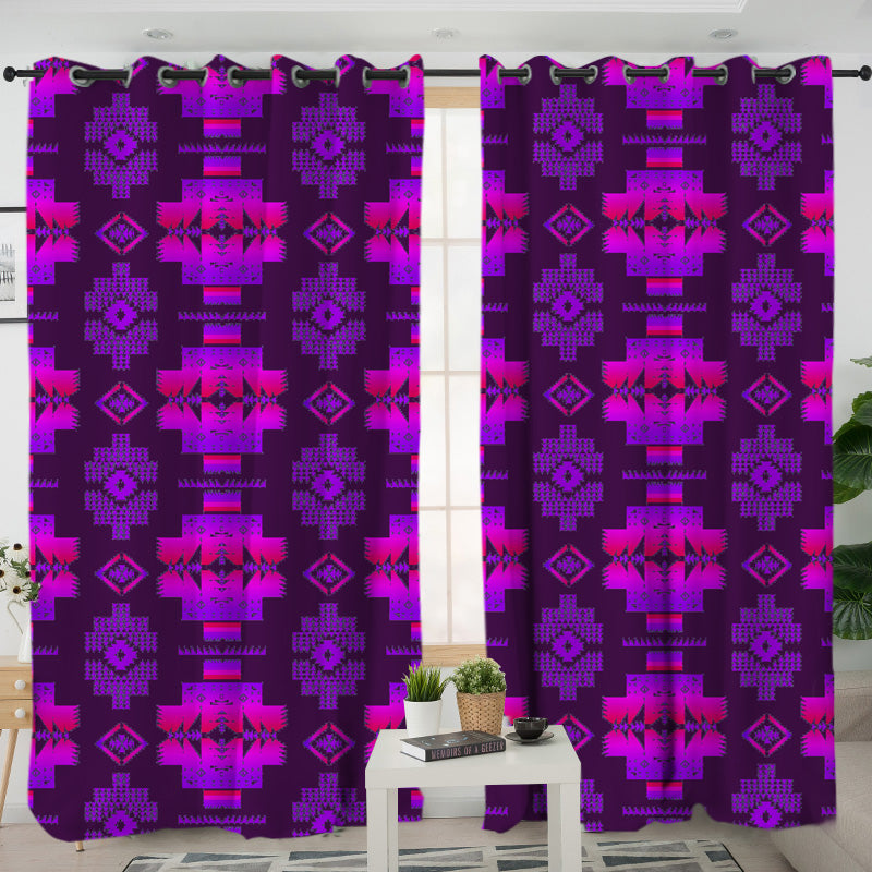 Powwow StoreGBNAT0072015 Pattern  Native American Living Room Curtain