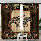 GB-NAT00735 Pattern Native American  Living Room Curtain