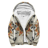 Star Pattern Native American AOP Sherpa Hoodie