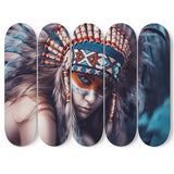 Native American Women 5 Skateboard Wall Art