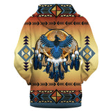 Powwow Store gb nat00055 03 blue thunderbird native american 3d hoodie