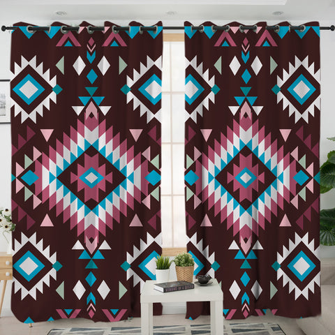 LVR0079 Pattern Native American Living Room Curtain