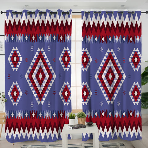 LVR0019 Pattern Native American  Living Room Curtain
