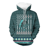 Powwow StoreCopy of HD000115 Native American Pride  3D Hoodie