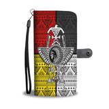 Chief Thunder Bird Feather Native American Wallet Phone Case no link