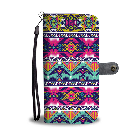 GB-NAT00071-WCAS01 Full Color Thunder Bird Native American Wallet Phone Case
