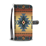 Powwow Store gb nat00057 wcas01 southwest blue symbol native american wallet phone case