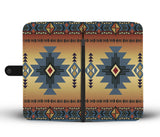 Powwow Store gb nat00057 wcas01 southwest blue symbol native american wallet phone case