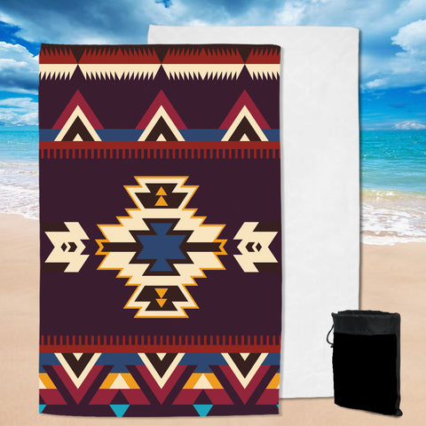 GB-NAT00736 Pattern Native  Pool Beach Towel