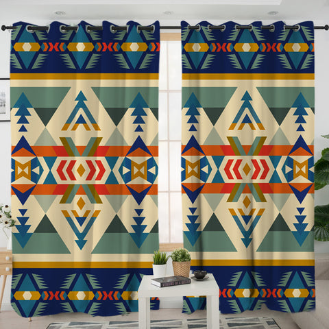 LVR0077NEWPattern Native American Living Room Curtain